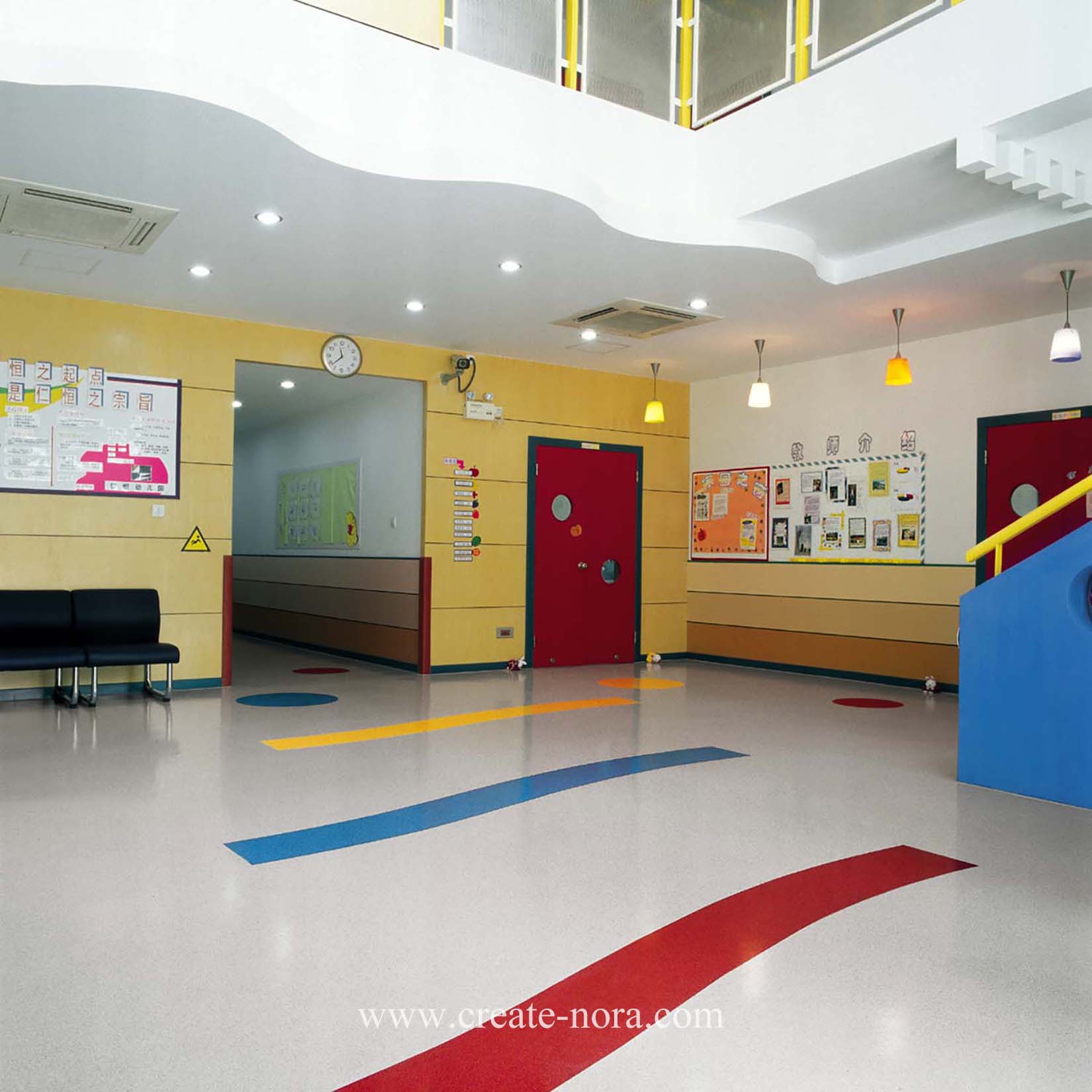 the photo of nora rubber flooring in  Shanghai Yanlord Kindergarten 3